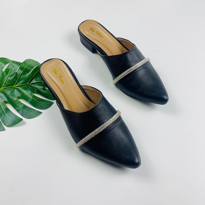 MURAH !!! Sepatu Bustong / Mules Wanita Hak 3 Cm