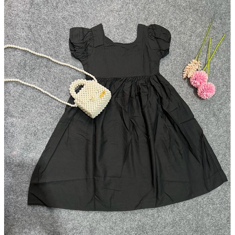 Jimmedy.id - Dress X Anak Perempuan Umur 3-7 Tahun Bahan Katun