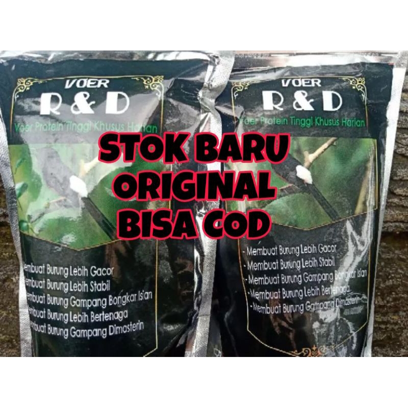 R&D RND voer harian voer dewasa protein tinggi murai kacer penganti jangkrik