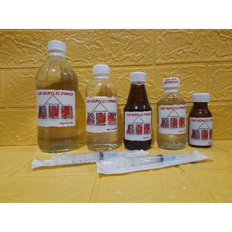 

Lem Akrilik Bening/Transparan Free Suntikan