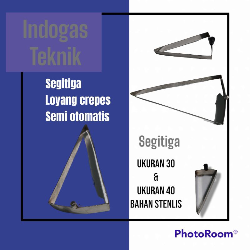segitiga loyang crepes semi otomatis
