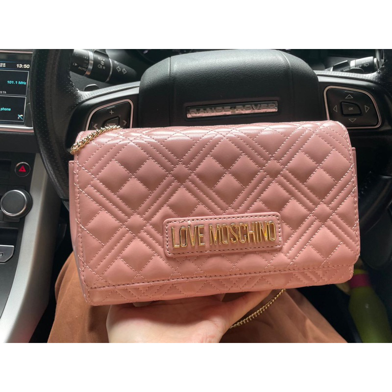 preloved tas love moschino original