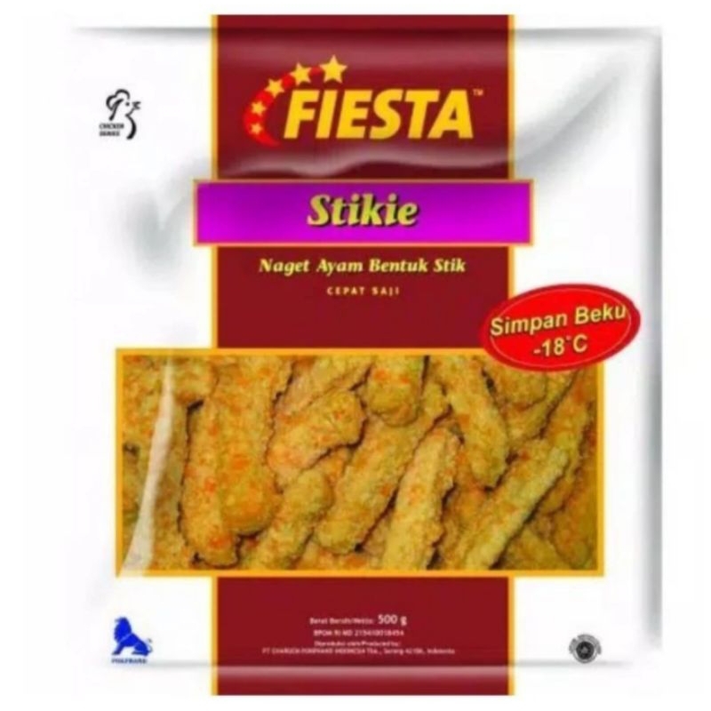 

Fiesta stikie 500gr naget ayam bentuk stik