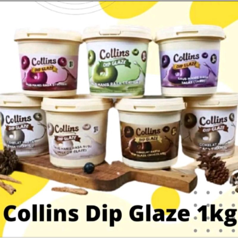 

Selai COLLINS DIP GLAZE GREENTEA COKLAT TIRAMISU CHOCOCRUNCY