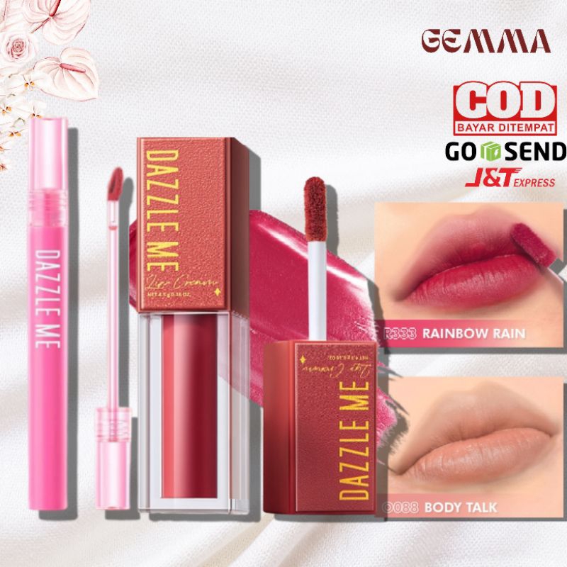 (GOSEND/COD) DAZZLE ME MOUSSE LIP CREAM | MISTY MATTE LIP CREAM - SILKY LIPSTIK