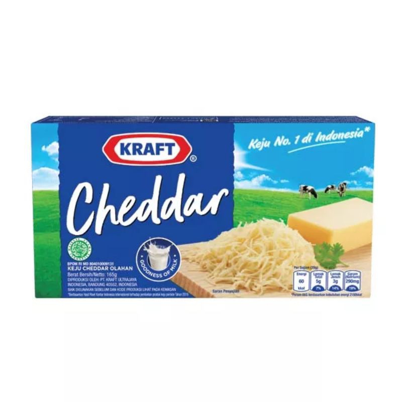 

Kraft Keju Cheddar Olahan 160gr