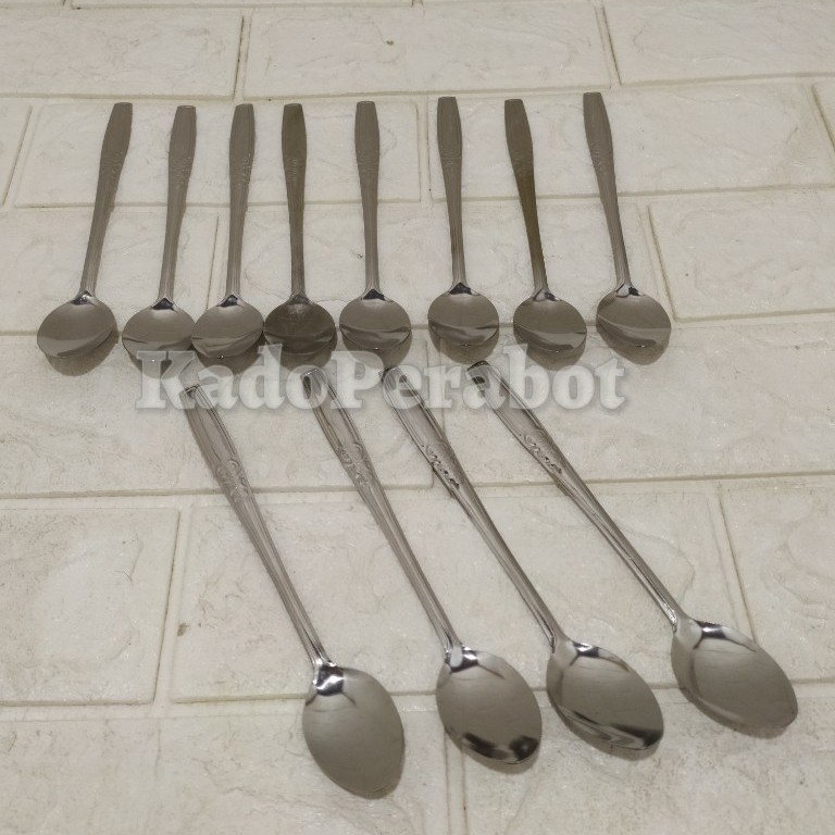 sendok teh stainless panjang