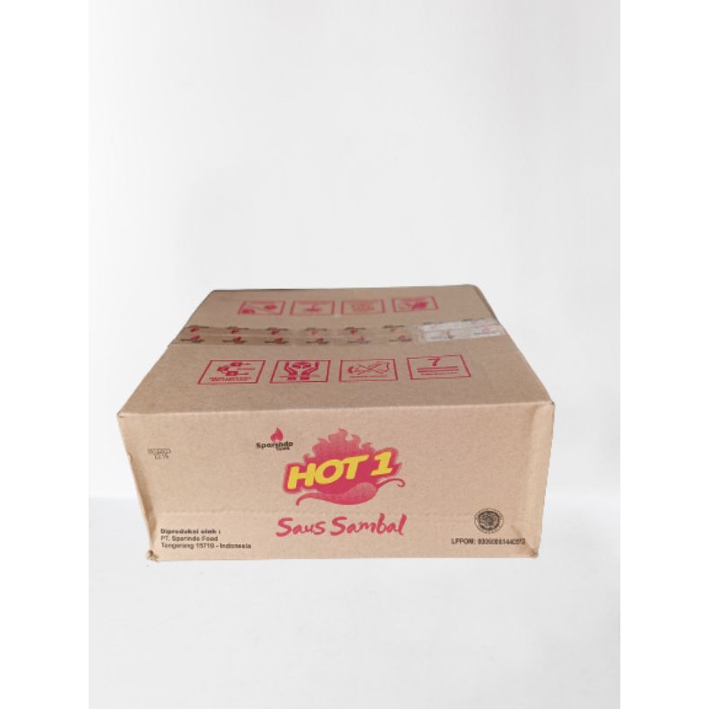 Hot 1 Saos sambal sachet 1 Dus (20 pack @24 sachet @9grm)