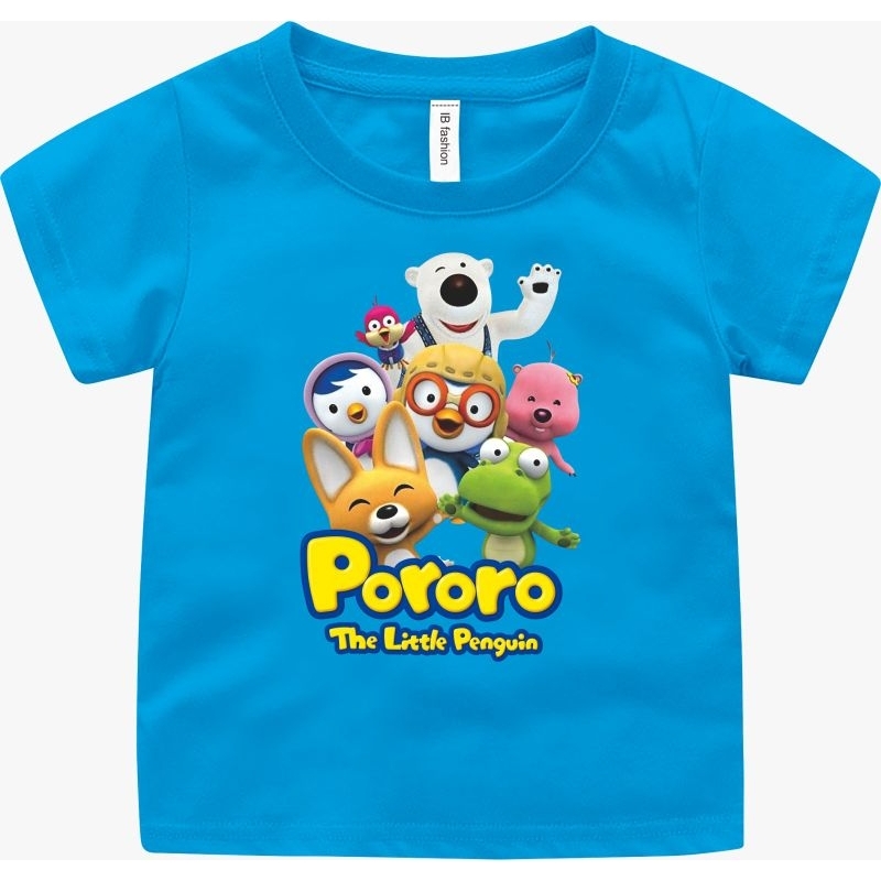 ((IB))KAOS ANAK2 UNISEX/PORORO DIGITAL SABLON