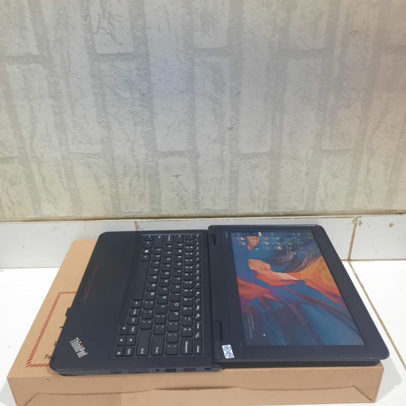 Notebook Lenovo Thinkpad 11e,  Celeron-N3150 Ram 4Gb/128Gb Ssd Windows 10 Siap pakai