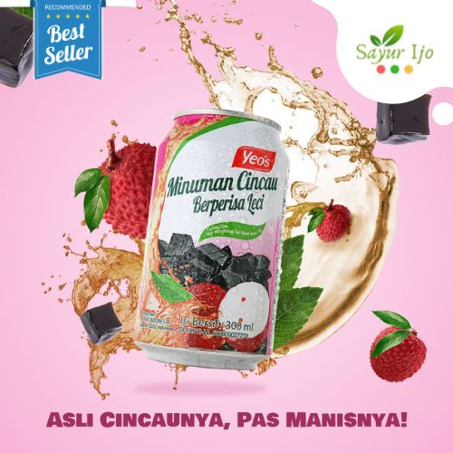 

Yeos Lychee 300 ML / Can Minuman Kaleng Berperisa Buah Leci Instant