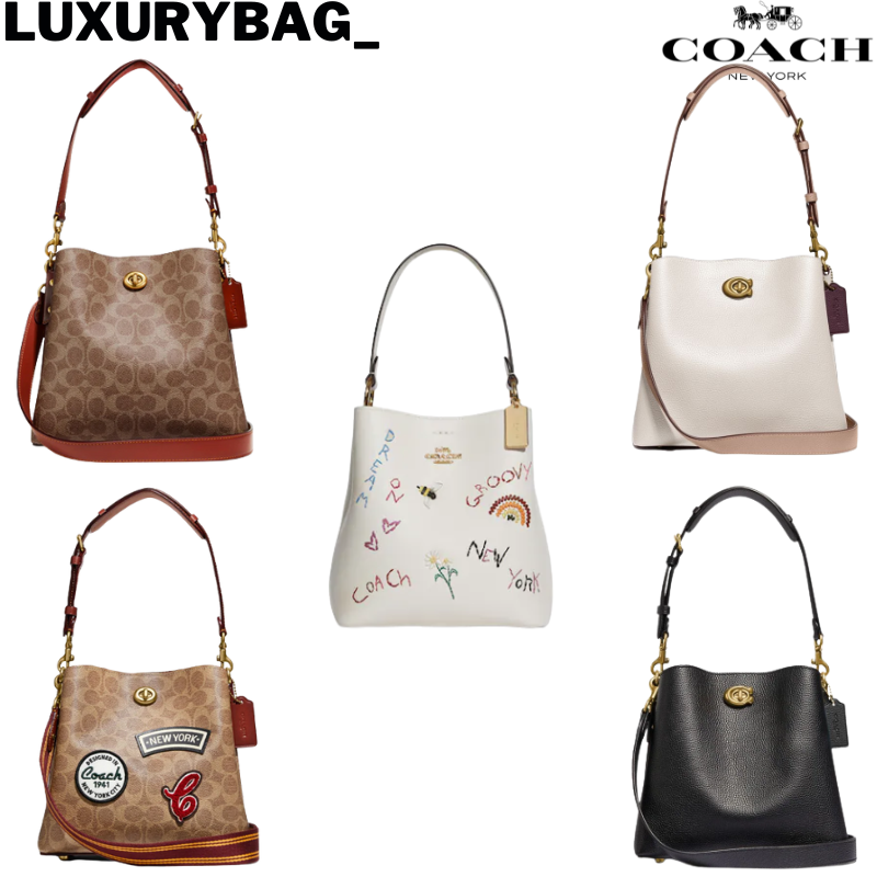 Coach Willow 21 Bucket Bag Leather C3916 C3890 C3766 C6868 C8282
