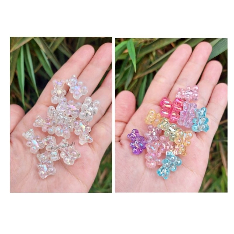 10gr. Manik Gummy Bear Clear AB Pastel