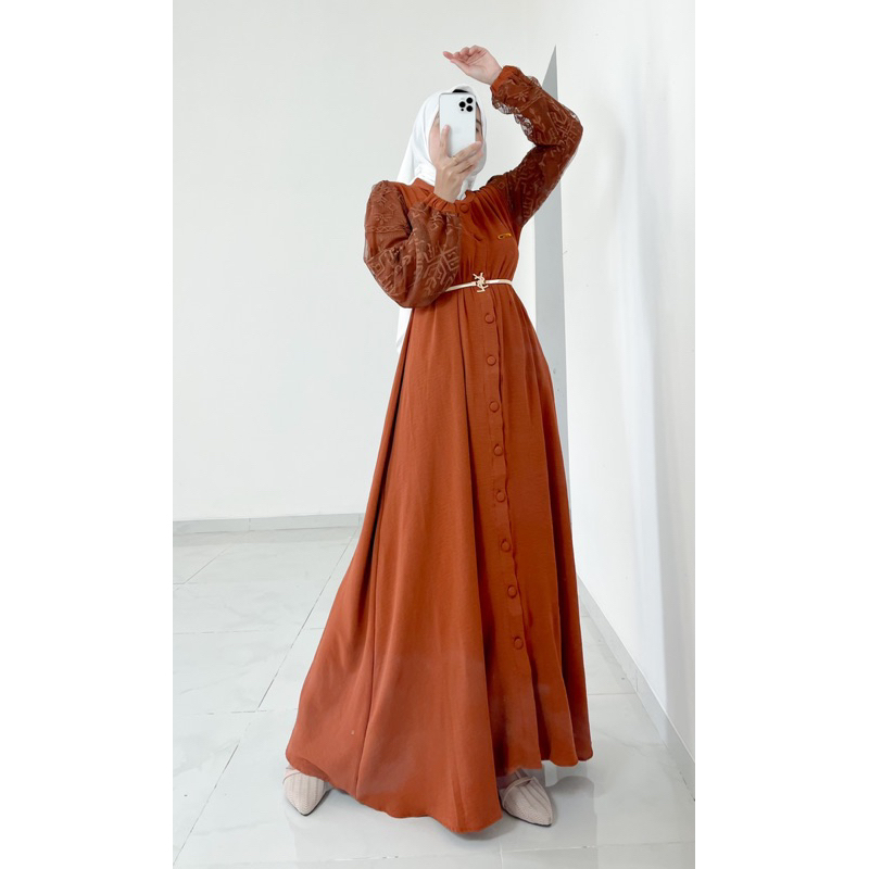 Aurora Dress | Gamis Premium | Gamis Muslimah | Gamis Prewedd | Gamis kondangan | Gamis seragam| gamis terbaru