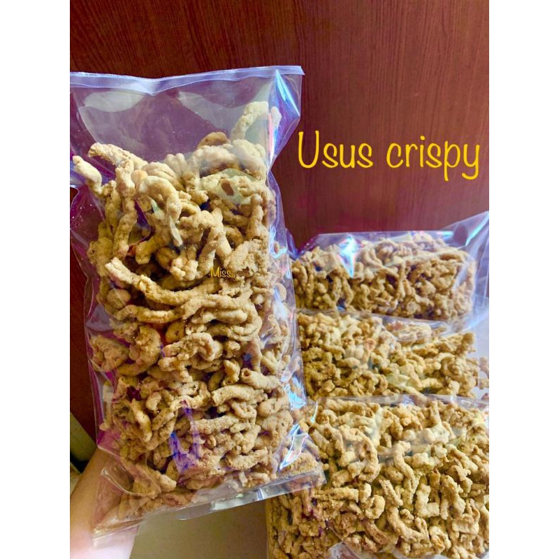 

usus crispy usus krispi chips keripik oleholeh makanan khas cemilan snack enak gurih