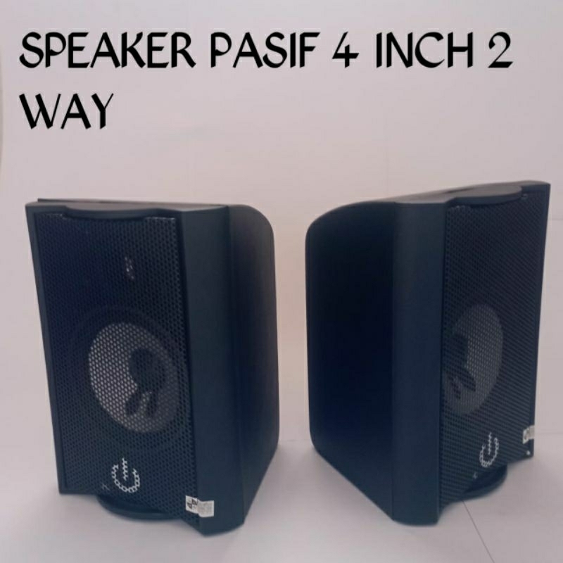 Speaker Pasif 4 Inch 2 Way Speker Ruangan Kantor Musolah Cafe- Crimson Speaker