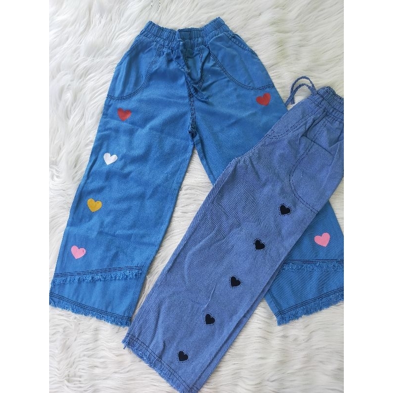 rok jeans anak 7-9 tahun celana anak perempuan kulot anak