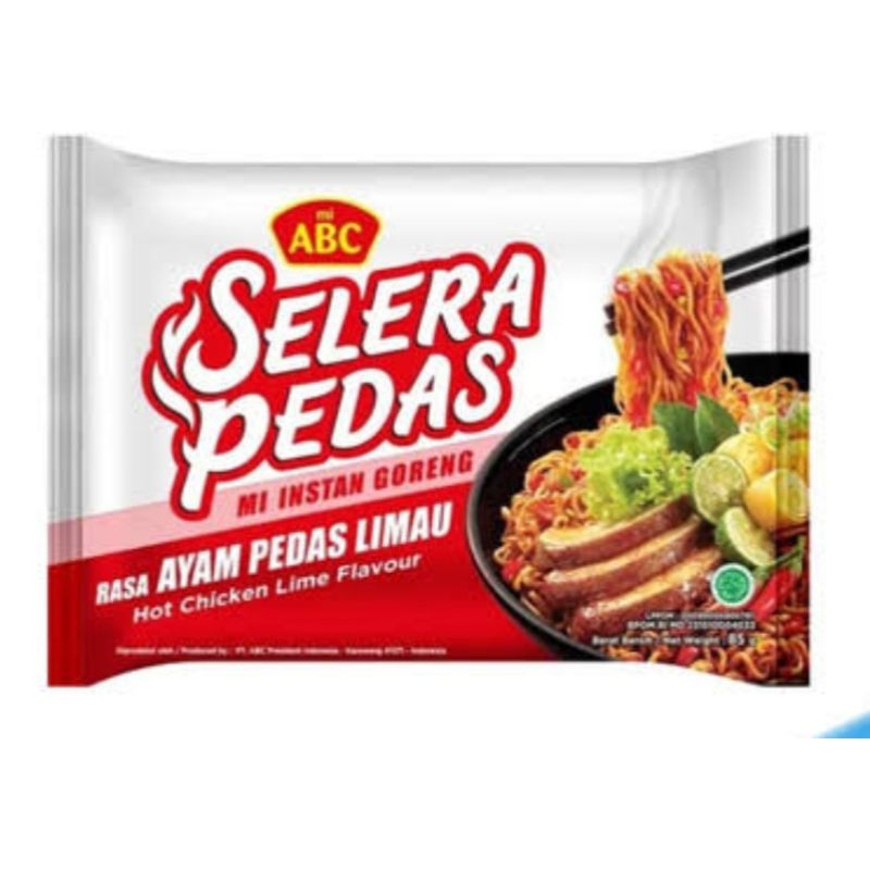 

10 Pcs Abc Mie Goreng Pedas Limau 60GR