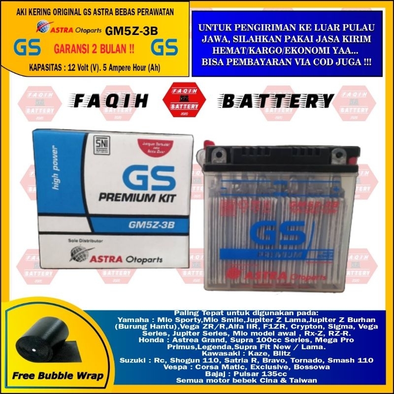 AKI MOTOR SUPRA FIT, MEGAPRO PRIMUS, LEGENDA, ASTREA GRAND GM5Z-3B KIT GS
