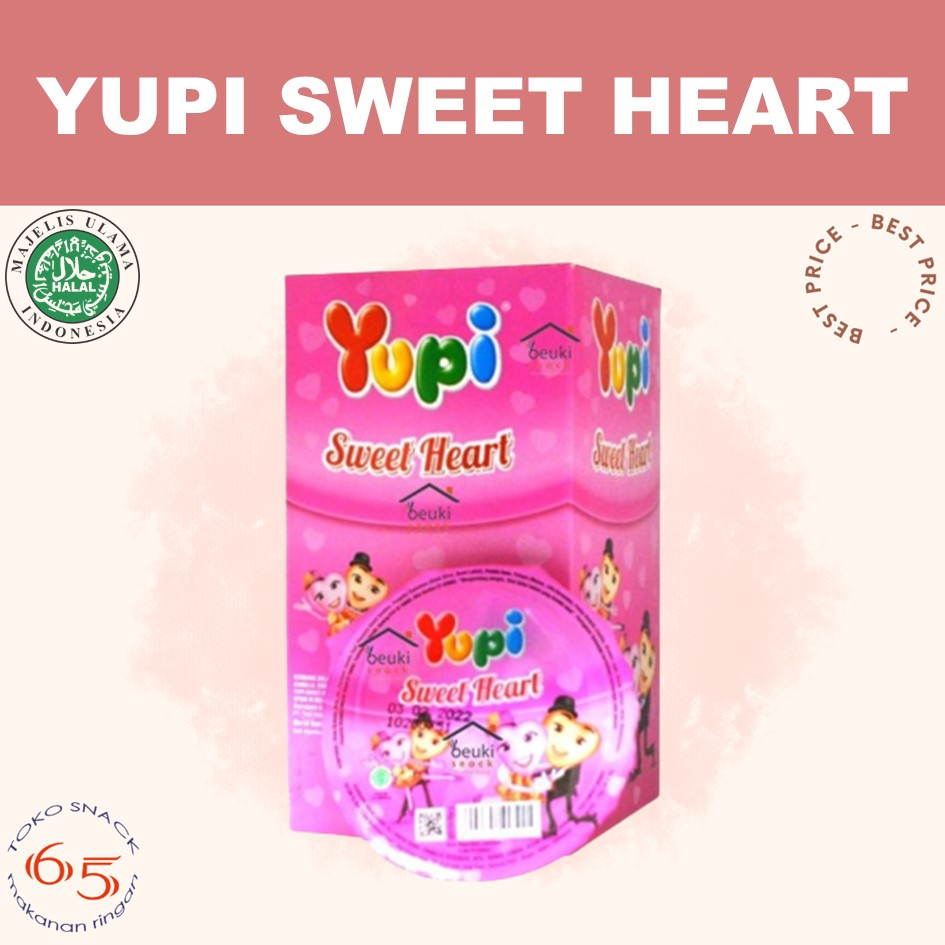 

yupi sweet heart 12. permen jelly yupi