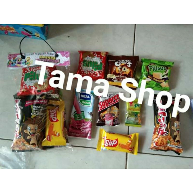 

Paket Hampers Jajanan Snack Ulang Tahun, Jumat Berkah, aqiqah, syukuran.