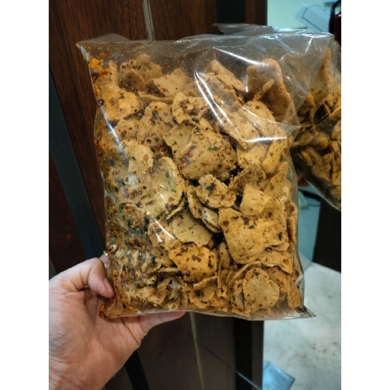 

Basreng Premium rasa pedas jeruk kemasan 500 gram