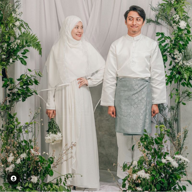 Set akad Nikah Gamis akad zaina dan baju set koko akad by hijab alila / hijabalilajambi walimah nika