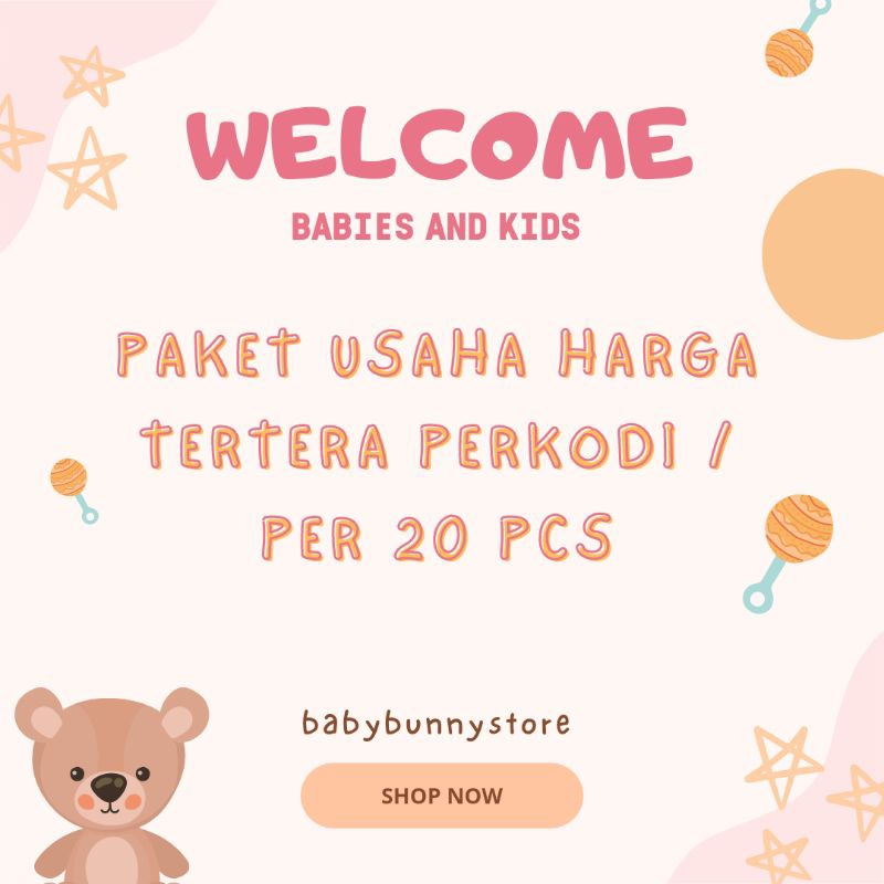 PAKET USAHA CELANA ANAK/ ATASAN KAOS ANAK PERKODI