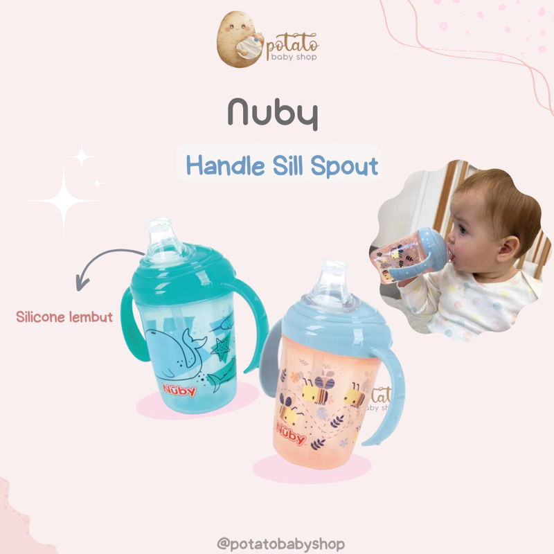 Nuby Grip N' Sip First Cup 240 ml - Botol Sippy Anak