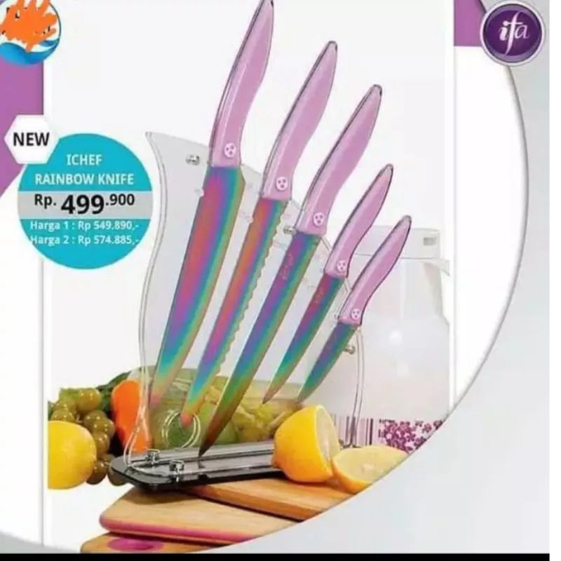 ifa pisau Titanium rainbow