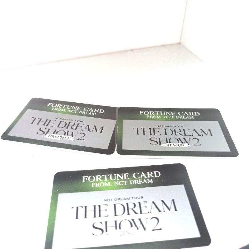 Fortune scratch the dream show jeno haechan renjun (scratch only)
