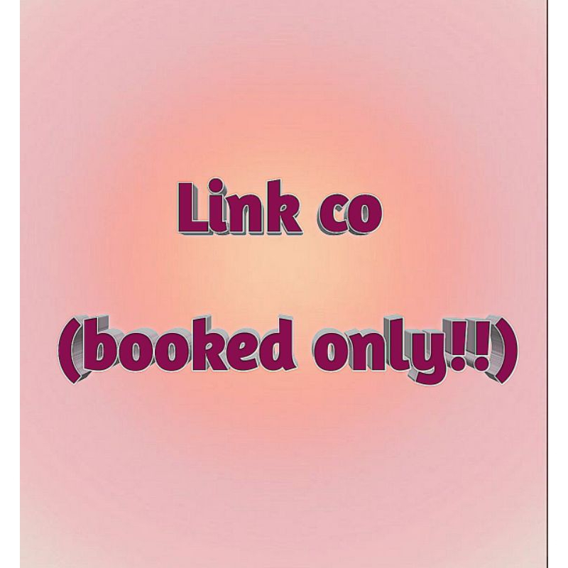 

Booked order only