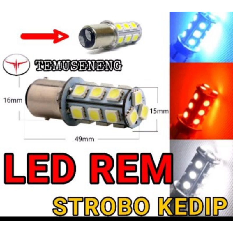 LAMPU REM STROBO, rem belakang