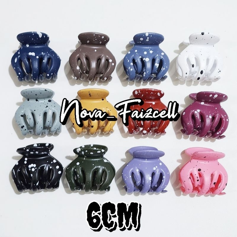 Jepit Rambut Jedai Cakar 5 Sembur 6CM doff Premium Jepitan Dewasa