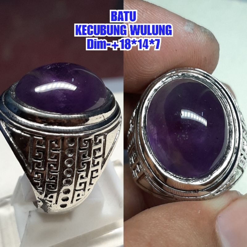 batu kecubung kalimantan cristal cincin kecubung bungur 03