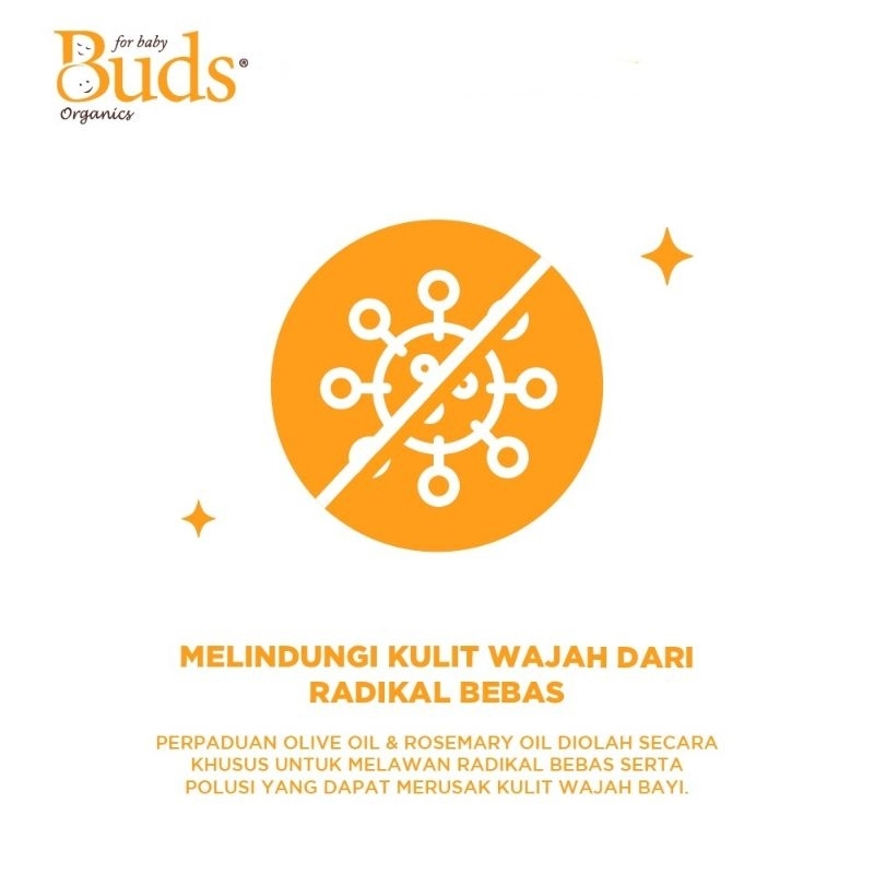 Buds Organics Chubby Chubbs Face Cream 30ml - Krim Pelembab Wajah Bayi Dan Anak