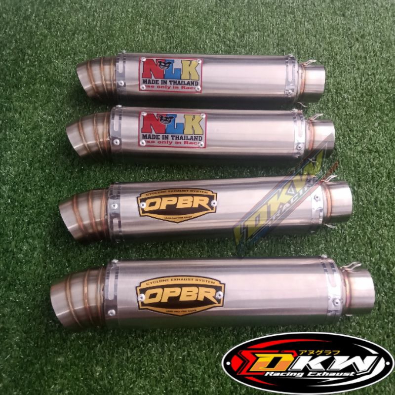 Knalpot Racing NLK Opbr Slincer Only/Ekzos Opbr NLk Tabung botle Only