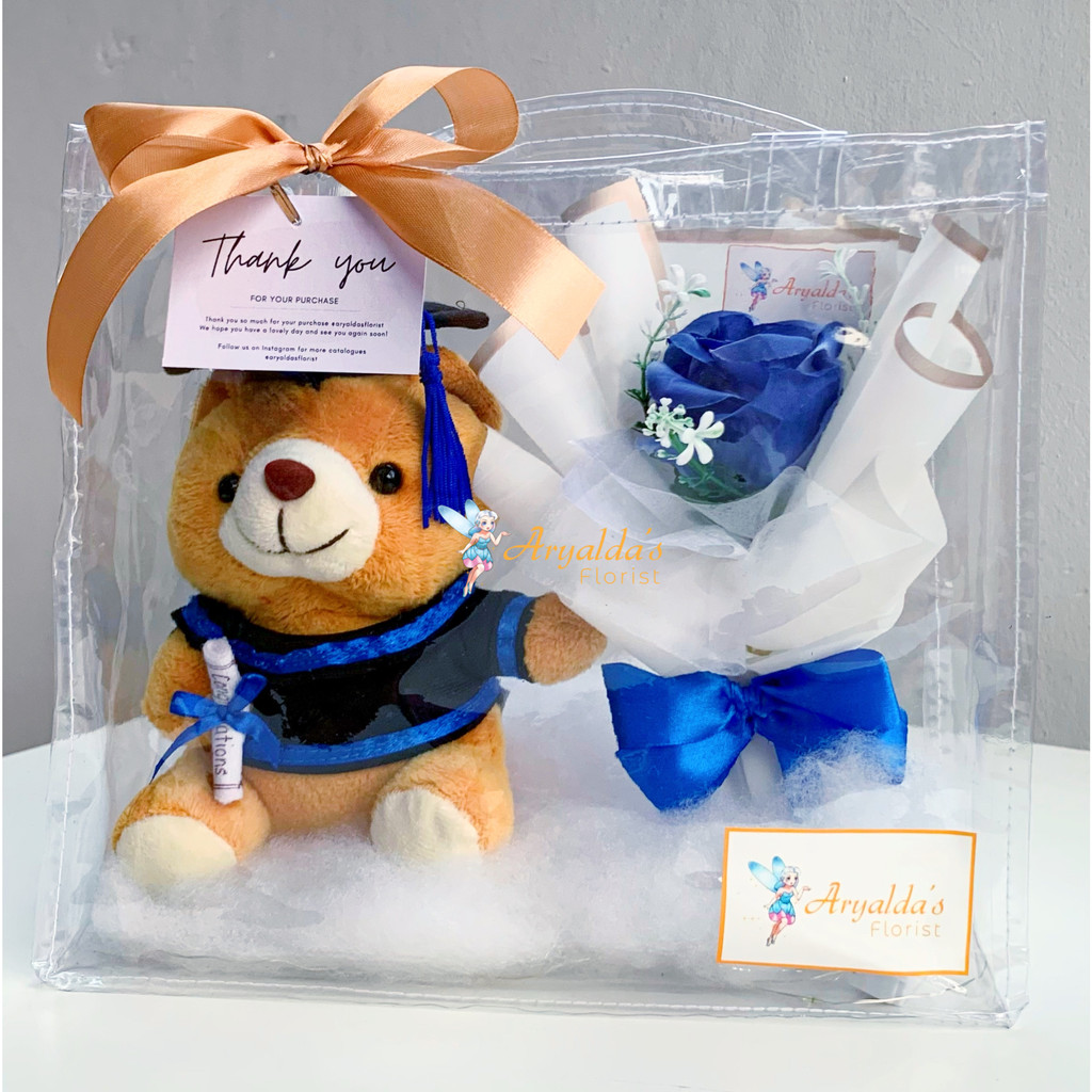 [READY STOCK] PREMIUM Hampers Mini | Buket Kelulusan SMA| Boneka Wisuda | Graduation [Polisi, Dokter