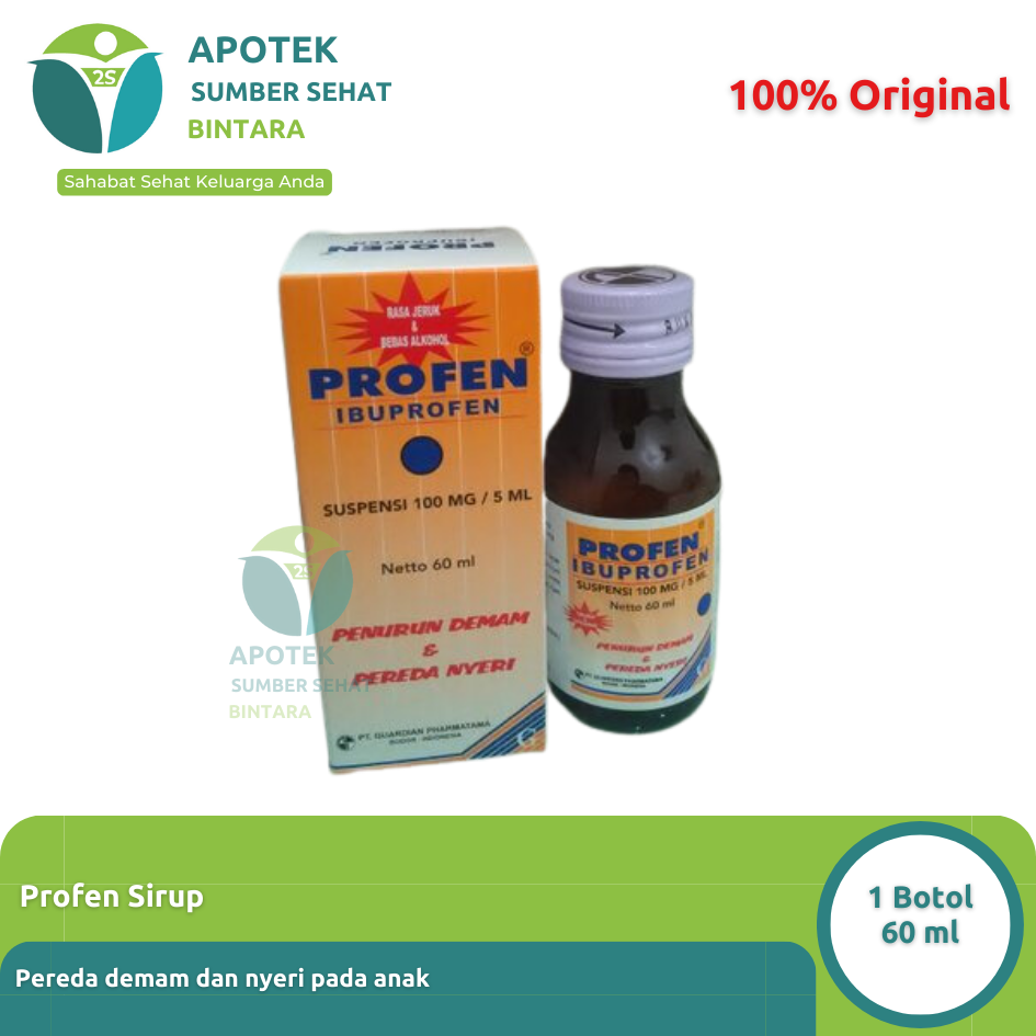 Profen Ibuprofen Obat Demam Anak 60 ml