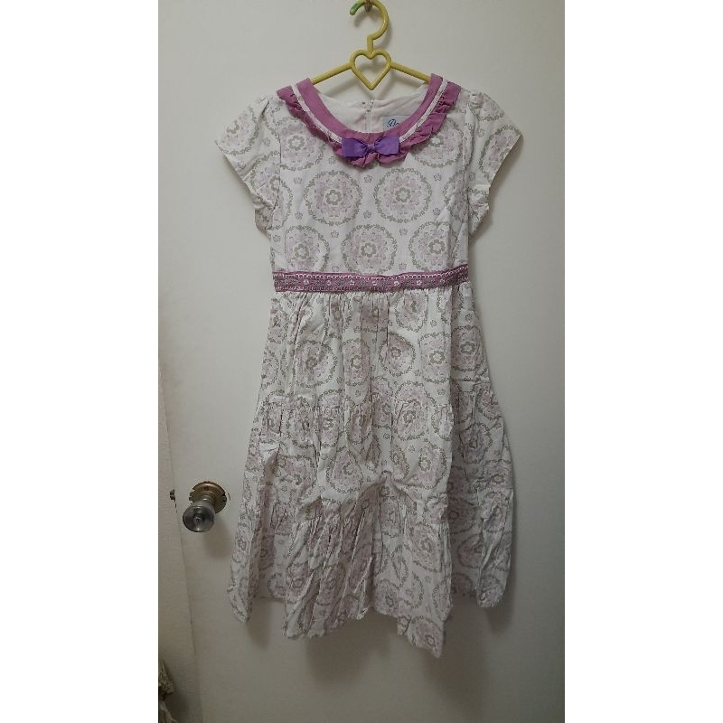 Preloved Dress renda pita Dress anak perempuan