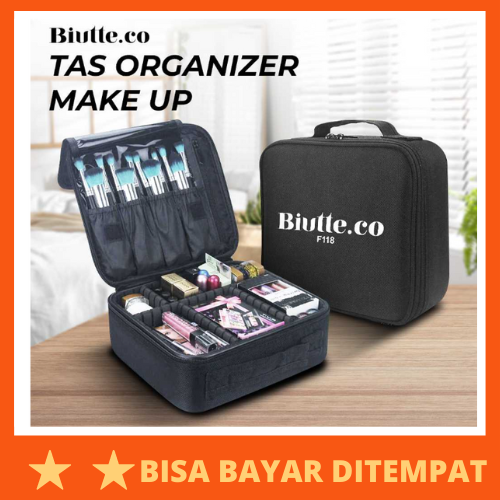 Tas Organizer Make Up Kosmetik Multifungsi / Tas Kecantikan Kosmetik Kotak Tempat Make Up Mua Alat M