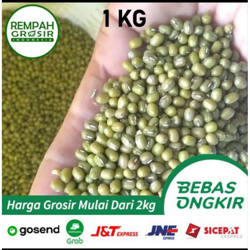 

1 bks kacang ijo super Australia - lokal berat 1 kg kacang bumbu