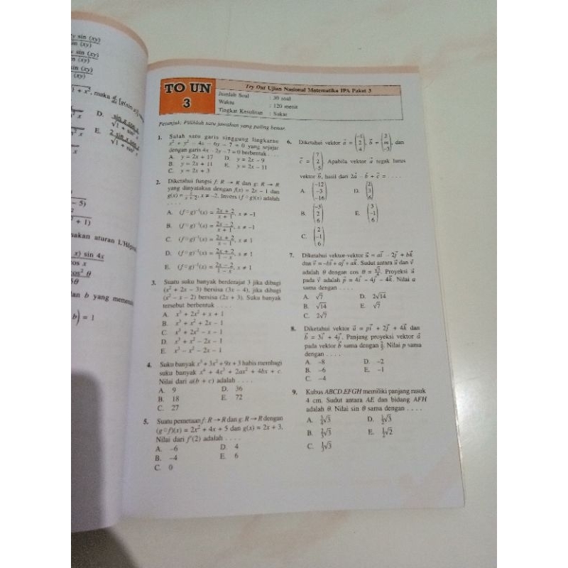 

Buku matematika kelas 12 erlangga kurikulum 2013 revisi sukino