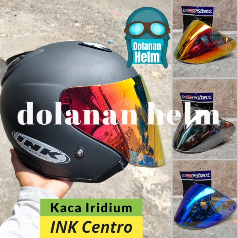 Kaca Helm INK Centro Visor Helmet Venom Open Flat Datar INK Centro