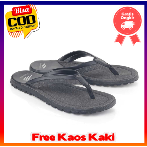 Sandal Kasual Pria Jepit Sendal Flip Flop Karet Distro Bandung Murah