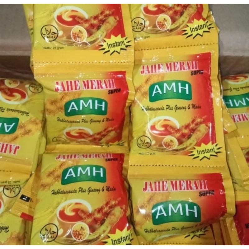 

Jahe Merah AMH plus Habbatusauda Instant 1 sachet