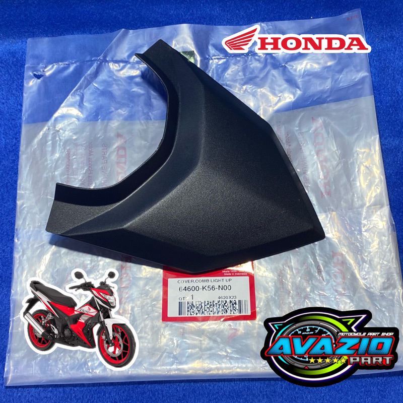 cover sambungan body belakang atas cover tail sonic 150r original