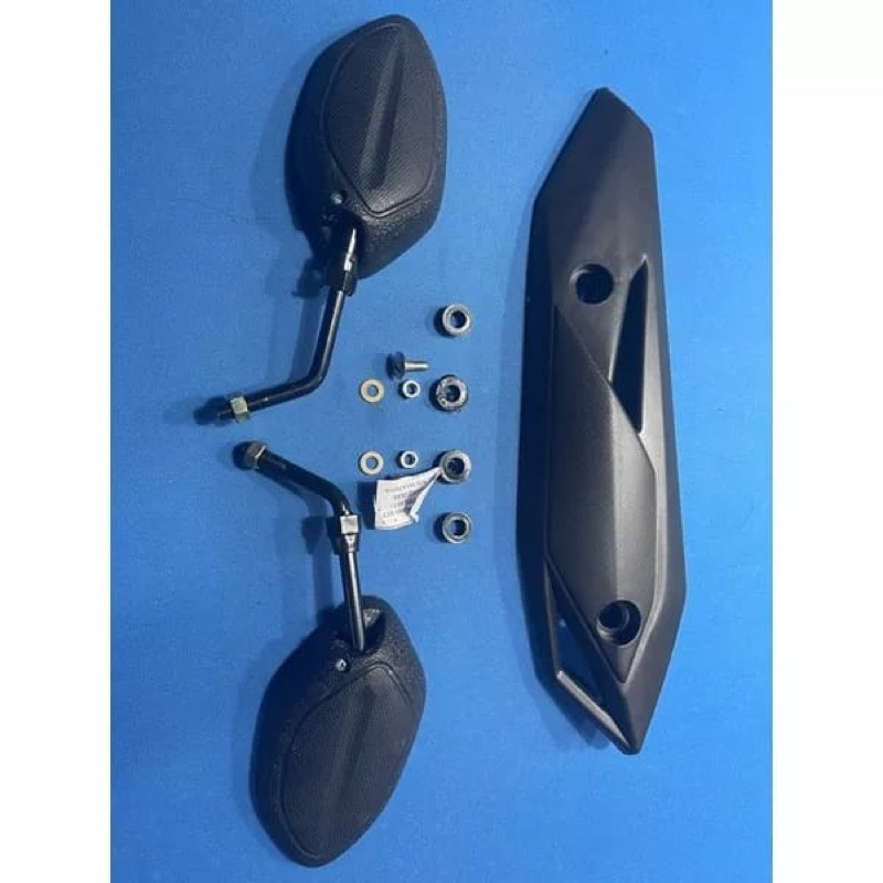 Sparepart Standar Cover Knalpot Beat 2017 + Baut,Spion Beat  Paket Set