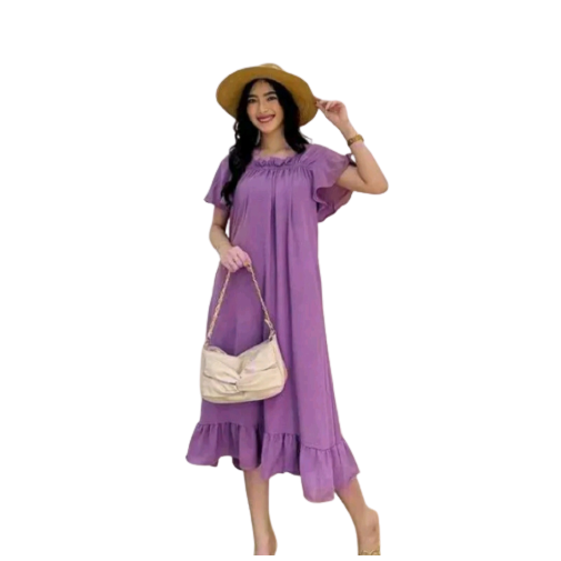 DRESS FUJI WANITA MODEL KOREA Fashion Wanita Baju Dress Wanita KoreaTerbaru 2023 Kekinian