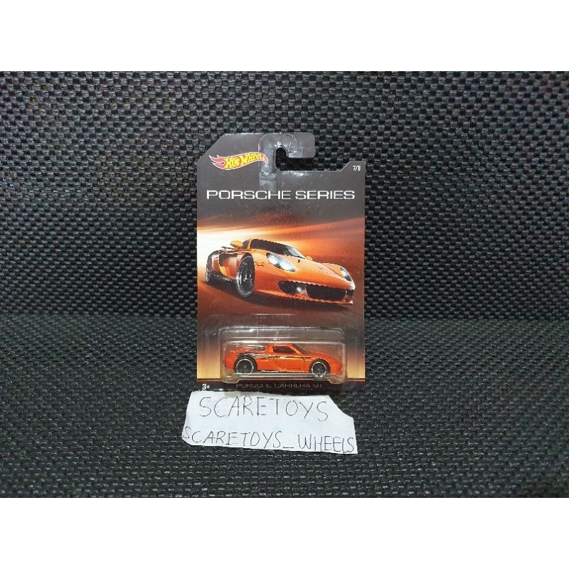 Hot wheels porsche carrera gt orange porsche series